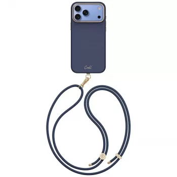 UNIQ Coehl Mirelle dėklas, skirtas iPhone 18 Pro Max / 17 Pro Max, magnetinio įkrovimo, mėlynas