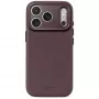 Decoded Leather Backcover – odinis dėklas iPhone 18 Pro Max / 17 Pro Max, suderinamas su MagSafe (šokoladinis rudas)