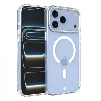 Tactical galinis dangtelis MagForce 2.0 iPhone 17 Pro Max/18 Max sidabrinis