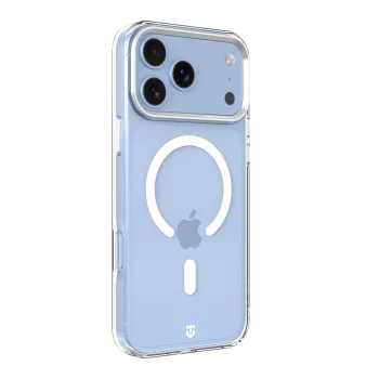 Tactical galinis dangtelis MagForce 2.0 iPhone 17 Pro Max/18 Max sidabrinis
