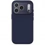 Decoded AntiMicrobial Silicone Backcover dėklas, skirtas iPhone 18 Pro / 17 Pro, MagSafe, Atlantic Blue