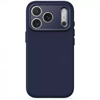 Decoded AntiMicrobial silikoninis nugarėlės dangtelis, skirtas iPhone 18 Pro Max / 17 Pro Max, suderinamas su MagSafe, Atlantic Blue