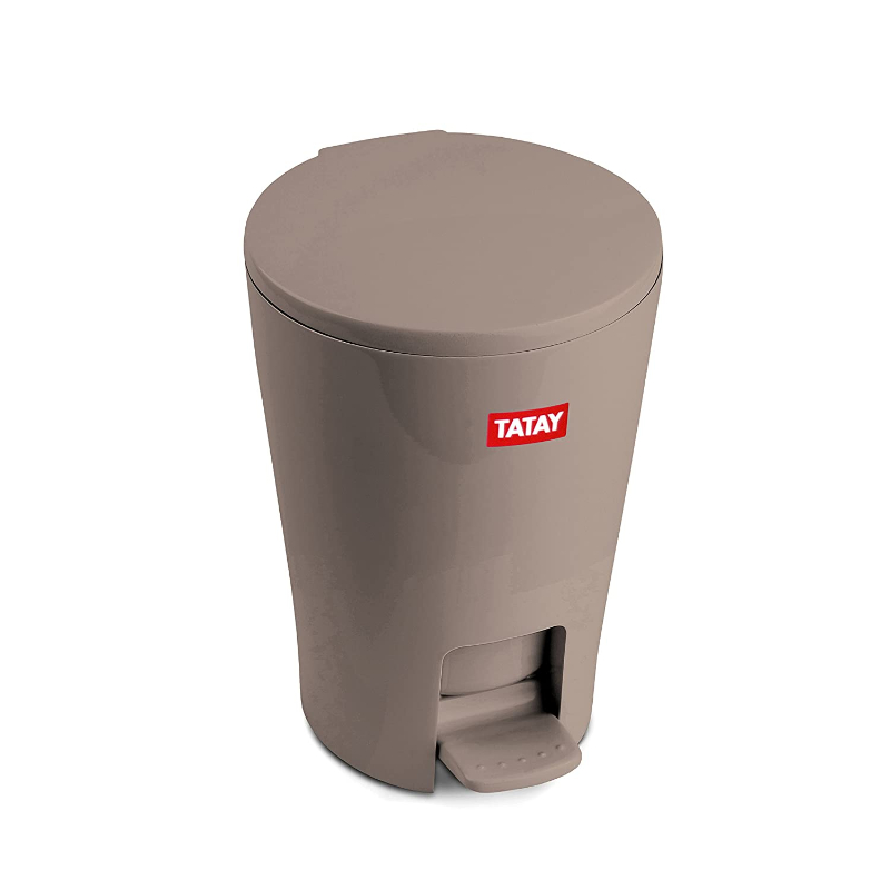 Tatay Diabolo vonios pedalų šiukšliadėžė, 5 l, ruda