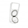 Evelatus Hybrid MagSafe dėklas su 360 metaliniu stovu, skirtas Apple iPhone 18 Pro Max, PC+TPU, permatomas