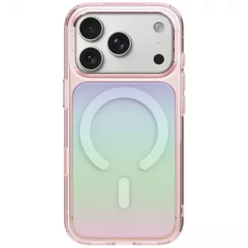 UNIQ Coehl Estelle dėklas iPhone 18 Pro Max / 17 Pro Max, magnetinis įkrovimas, rožinis