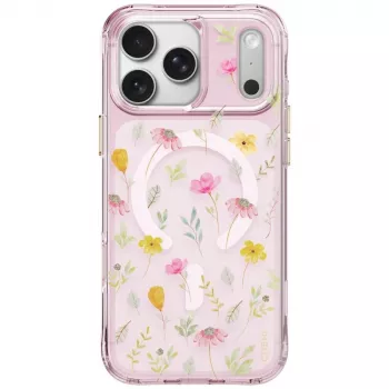 UNIQ Coehl Evie dėklas iPhone 18 Pro Max / 17 Pro Max, magnetinis įkrovimas, rožinis
