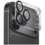 UNIQ Optix Clearshield Frameguard fotoaparato objektyvo apsauginis stiklas iPhone 17 Pro Max, skaidrus, su aplikatoriumi
