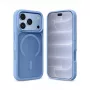 Crong Matte Magnetic MagSafe dėklas iPhone 18 Pro / 17 Pro, mėlynas