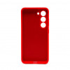 Evelatus Nano Silicone Soft Touch TPU dėklas, skirtas Samsung Galaxy S23, raudonas