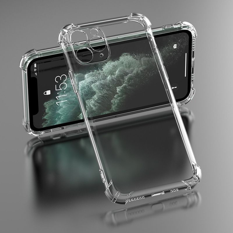 iLike Anti Shock 1,5 mm dėklas, skirtas iPhone 17 Pro Max / iPhone 18 Pro Max 6.9 inch, permatomas, su didele kameros anga