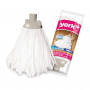 YORK sintetinis mopo antgalis MIDI baltas