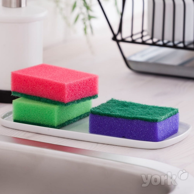 YORK MIDI indų plovimo kempinė 10 vnt.