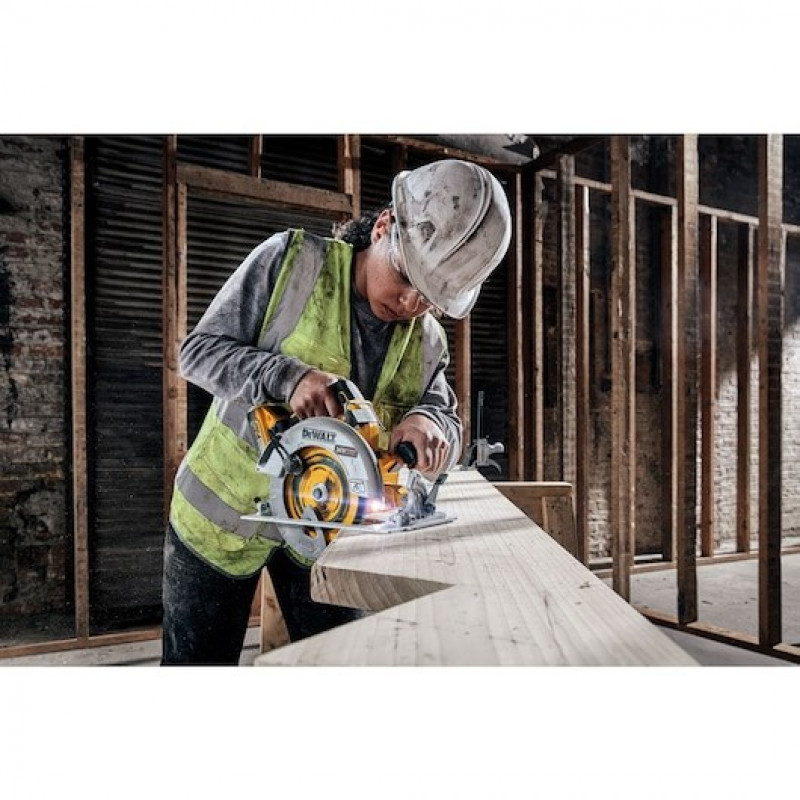 DeWALT DCS573H2T-QW nešiojamasis diskinis pjūklas