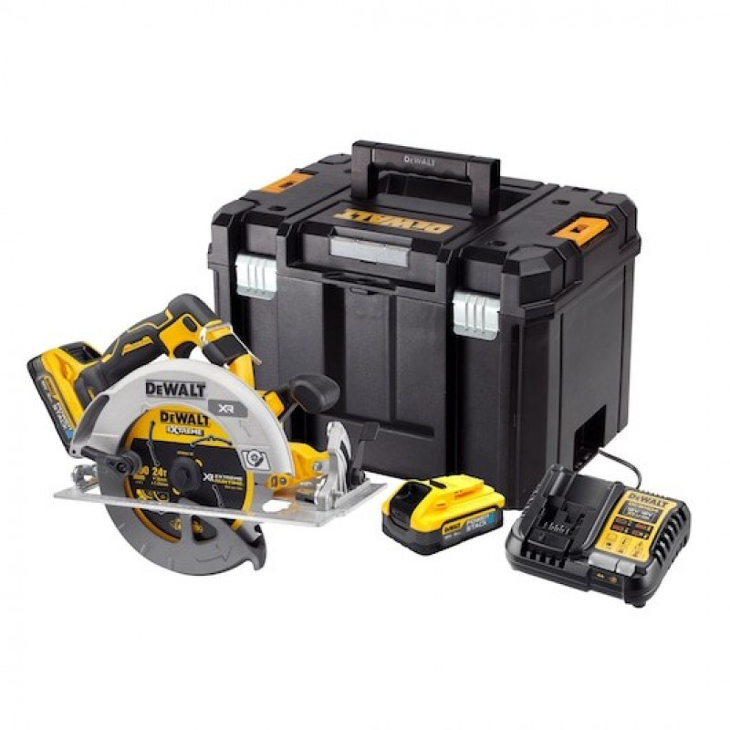 DeWALT DCS573H2T-QW nešiojamasis diskinis pjūklas
