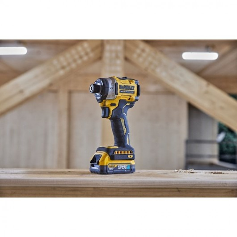 DeWALT DCF860E2T-QW smūginis suktuvas/veržliasukis 3800 RPM juodas, geltonas