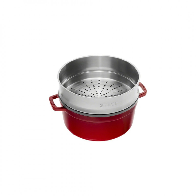 Staub La Cocotte apvalus ketinis troškintuvas 5,25 l (40510-601-0)