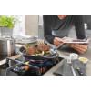 STAUB apvali ketaus grilio keptuvė su dviem rankenomis 40509-522-0 - grafito 26 cm