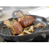 STAUB apvali ketaus grilio keptuvė su dviem rankenomis 40509-522-0 - grafito 26 cm