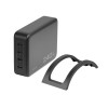 Logilink USB-C stalinis įkroviklis, 240 W, GaN, 4 prievadų, 4x USB-C (PD), juodas