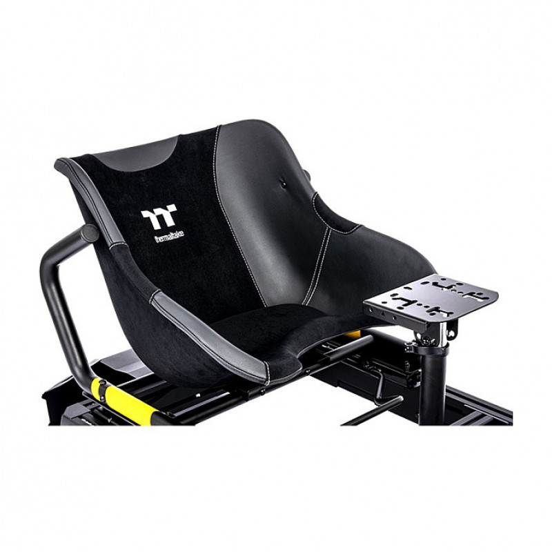 Thermaltake GK500 kartingo lenktynių simuliatoriaus kokpitas, juodas