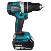 Makita DHP484RFJ akumuliatorinis gręžtuvas-suktuvas, 2000 RPM, juodas/mėlynas