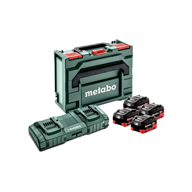 Metabo 18 V LiHD akumuliatorius 8,0 Ah, 4 vnt. + įkroviklis (685135000)