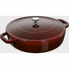 STAUB ketaus troškinimo prikaistuvis su dangčiu 24 cm, granatų spalvos