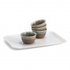 Zeller 26693 melamino padėklas, melaminas, baltas, 24 x 18 cm