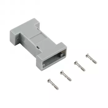 EFB Elektronik tuščias plastikinis korpusas 09-09-pin, pilkas