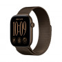 Apple Watch Series 12 GPS + Cellular 46mm Dark Bronze aliuminio korpusas su Dark Bronze Milanese Loop - M/L