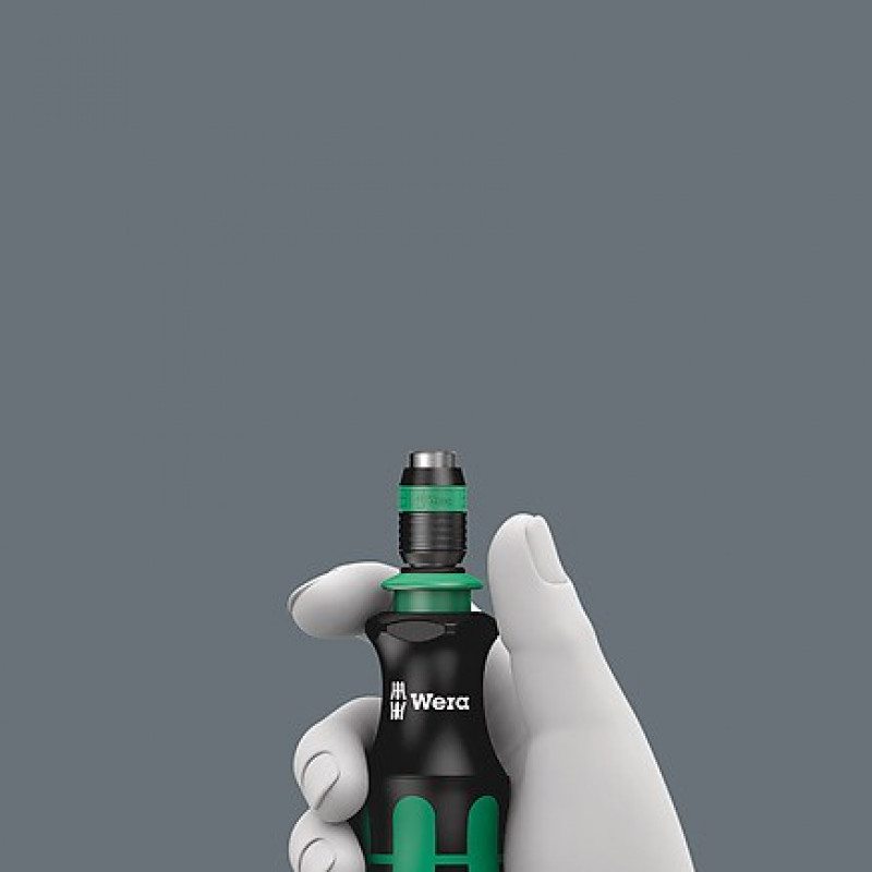 Wera atsuktuvo rankena su 1/4 inch magnetiniu antgalių laikikliu + 6 antgaliai