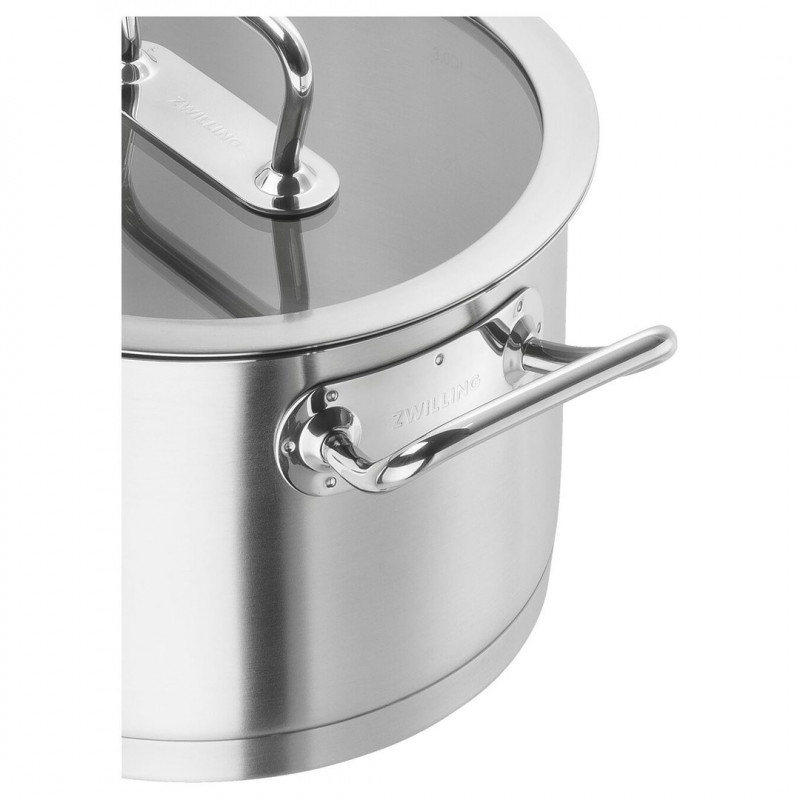 ZWILLING Pro 3.5 L apvalus sidabrinis virimo puodas