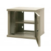 Emiter EMITERNET 10 inch 6U vienos sekcijos pakabinama spinta, metalinės durelės, 315 x 310 x 330 mm (EM/SOHO-B-6U)