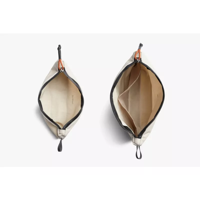 Bellroy Lite Pouch Duo, 2 kelioninių organizatorių rinkinys (18 x 27 x 1,5 cm, 8 x 23 x 6 cm), Ash