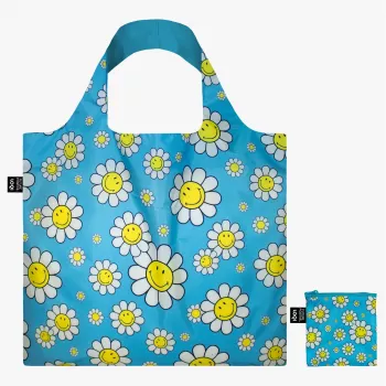 LOQI Smiley krepšys – Flowers Blue