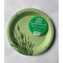 Gogreen Reed Go Green ekologiškos popierinės lėkštės Ø18cm 10 vnt.