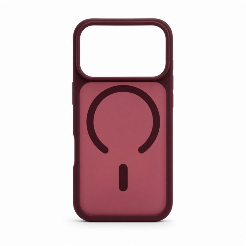 Evelatus Silver-Shield Skin Feel 2-in-1 MagSafe dėklas, skirtas Apple iPhone 18 Pro, bordo
