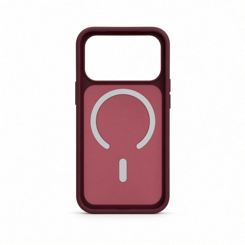 Evelatus Silver-Shield Skin Feel 2-in-1 MagSafe dėklas, skirtas Apple iPhone 18 Pro, bordo