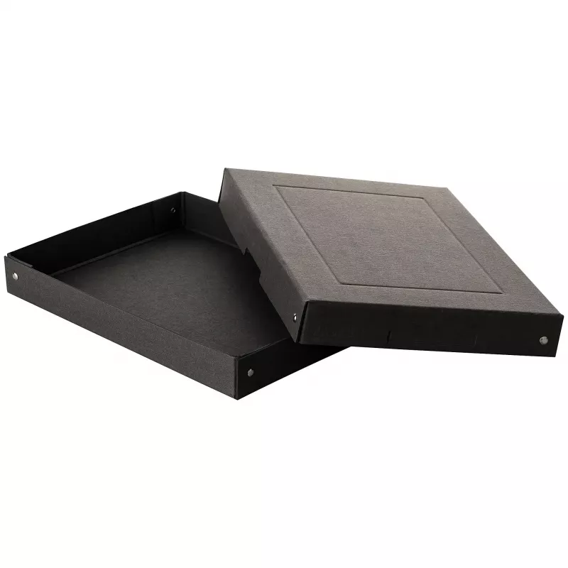 FALKEN PURE dokumentų dėžė 500 lapų, 24 x 32 x 4 cm, juoda