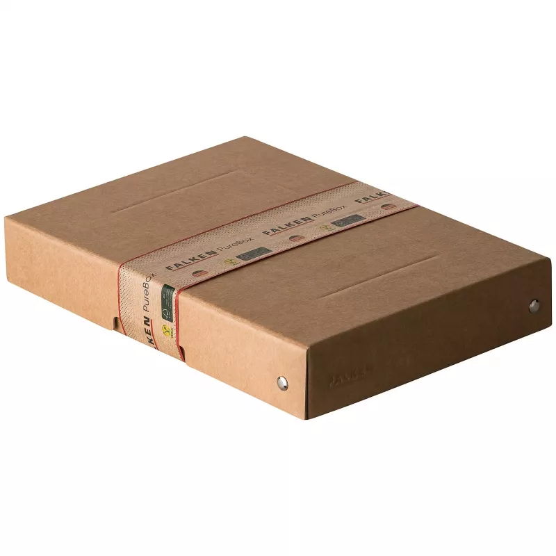 FALKEN PURE dokumentų dėžė 500 lapų, 18 x 25 x 4 cm, ruda