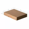 FALKEN PURE dokumentų dėžė 500 lapų, 18 x 25 x 4 cm, ruda