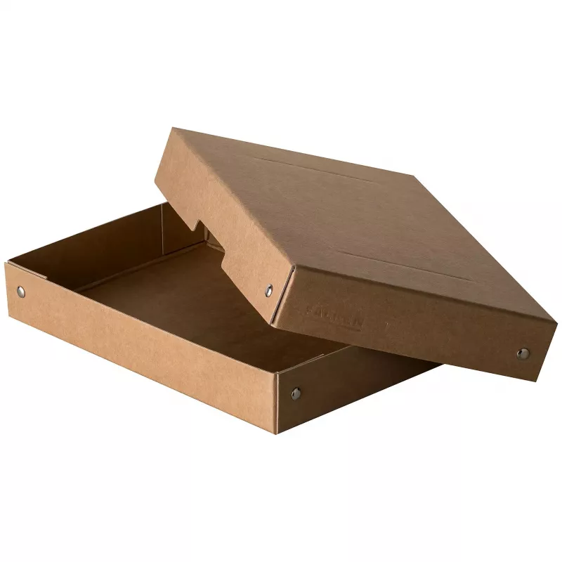 FALKEN PURE dokumentų dėžė 500 lapų, 18 x 25 x 4 cm, ruda
