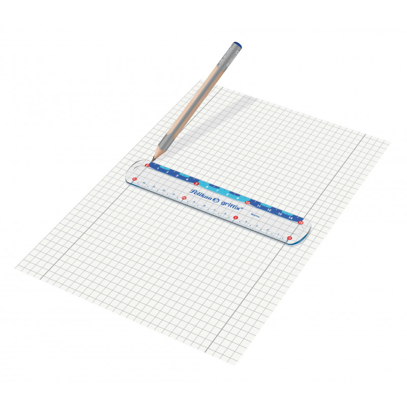 Pelikan griffix liniuotė 15 cm sulankstomoje dėžutėje