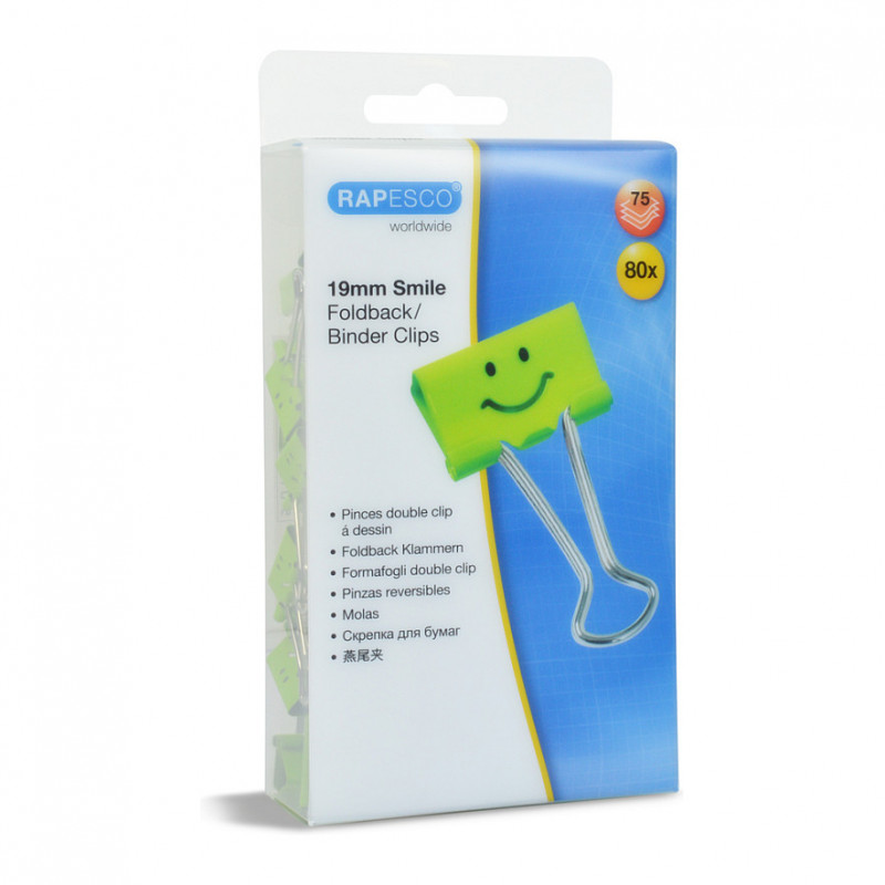 RAPESCO® dokumentų segtukai žali 1.9 cm