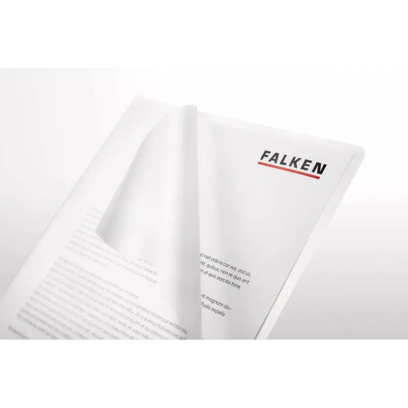 Falken dokumentų įmautės DIN A4, tekstūruotas paviršius, 0,09 mm, permatomos
