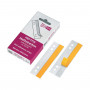 VELOFLEX segtukų juostelės, lipnios HEFTFIX permatomas plastikas - 50 vnt.