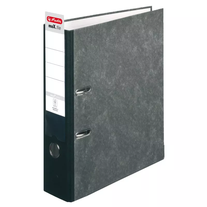 Herlitz maX.file nature pock segtuvas A4, 80 mm nugarėlė, debesų marmuro rašto viršelis