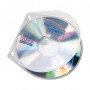 VELOFLEX VELOBOX CD/DVD dėklai 1 diskui, permatomi, 10 vnt.