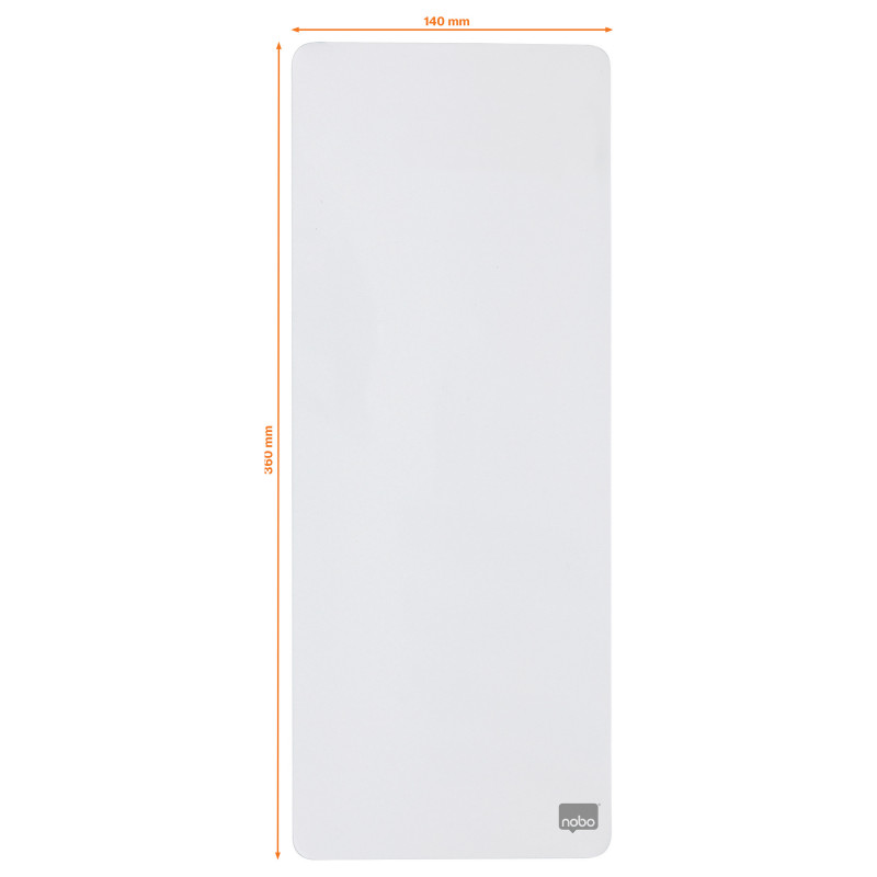nobo mini baltoji lenta, 14 x 36,5 cm