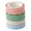 folia Washi Deco Tape rinkinys, 4 x 5 m, pastelinis